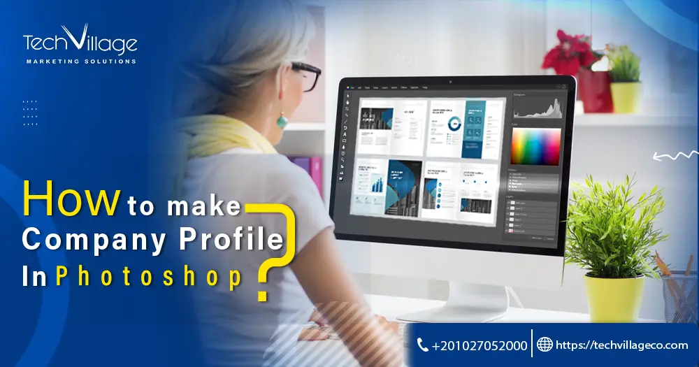 how to make company profile in photoshop