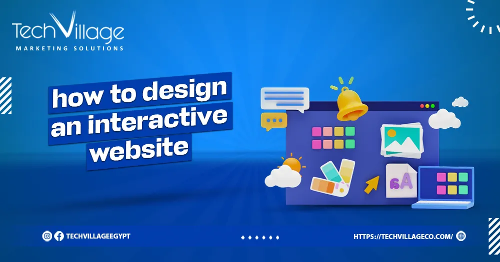 how to design an interactive website